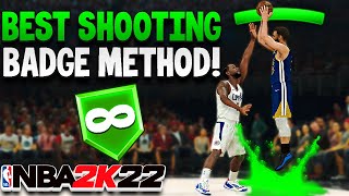 How to Get SHOOTING BADGES in NBA 2K22 Current Gen Fast and Easy Shooting Badge Method [upl. by Grosvenor]