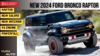 New 2024 Ford Bronco Raptor Specs Interior Code Orange [upl. by Ylim]