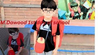 My son MDawood 1st day of school 🏫🎒 shuker Allhumdulilah 🤲 [upl. by Sasnak313]