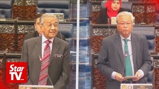 Dr Ms response to Ismail on ECRL cost draws laughter in Dewan Rakyat [upl. by Nauwtna]