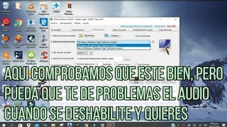 Predeterminar audio interno con atube cather en windows 10 [upl. by Rambort225]