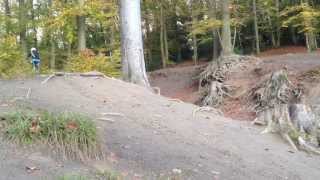 Im Herbst unterwegs mit dem Haibike eq xDuro fs rx 2012 mit Bosch Motor [upl. by Oeak]