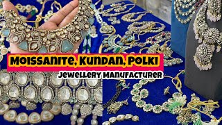 Jaipur Wholesale Jewellery Market  Moissanite Kundan Polki Bridal Jewellery  Latest Jewelry [upl. by Ken]