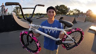 MY CRAZY NEW BMX SETUP [upl. by Refinneg]