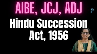 Hindu Succession Act 1956 by Kanchana Advocate [upl. by Mcmillan6]