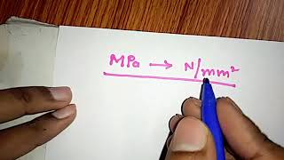 How to convert Mpa to Nmmsquare [upl. by Ayanal217]