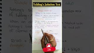 🧑‍🔬 Fehling solution Test 🔥🔥🔥 shorts neet iitjee jeemains boards viralshorts [upl. by Stanfield259]