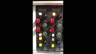 Trident 80B 500 Series EQ test With TR909 [upl. by Aliek673]