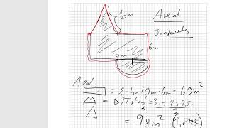 areal og omkrets sammensatt figur [upl. by Whang]