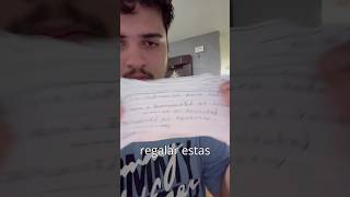 REGALE 100 CARTAS A DESCONOCIDOS 😱 shorts entretenimiento [upl. by Danas]