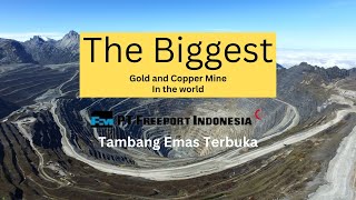 The Biggest Gold And Copper Mine FREEPORT INDONESIA Tambang Emas Terbesar di Dunia [upl. by Arola]