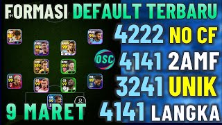 WOW FORMASI TANPA CF  FORMASI DEFAULT UNIK LANGKA TERBARU SETELAH UPDATE 9 MARET 2024 MOBILE [upl. by Nealon]