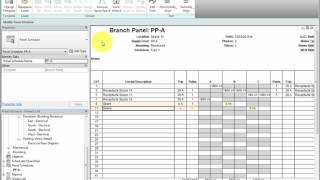 Creating Panel Schedules [upl. by Palmer18]