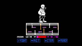 Underswap Papyrus Fight SatoruChannel Take [upl. by Elvina]