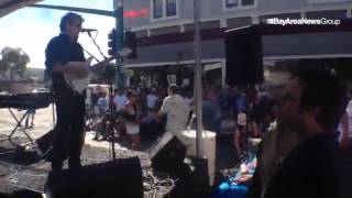 VIDEO Sun Kings Beatles tribute band  the ParkStreet Art amp Wine Faire in Alameda ShopParkStree [upl. by Rehpotsirahc278]