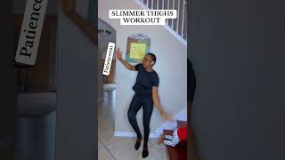 SLIMMER THIGHS WORKOUT patienceeni [upl. by Poppas]