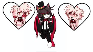 Hide away  angel dust x husk  hazbin hotel  gacha animation [upl. by Gereld]