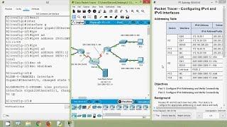 Packet Tracer  Configuring IPv4 and IPv6 Interfaces [upl. by Heeley336]