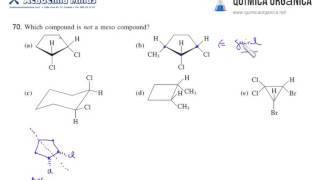 Formas meso Problema 70 Estereoquímica Vollhardt [upl. by Wauters975]