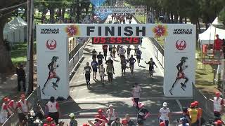 HONOLULU MARATHON 2022 FINISH LINE 5hours R 4【54500から64500まで】 [upl. by Attelocin]