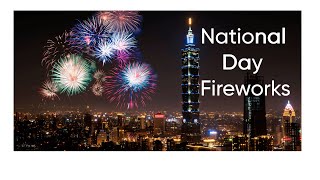 quotCelebrating Taiwan’s National Day with Epic Fireworks at Taipei 101quot [upl. by Sidran]