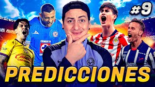 🚨 ¡MIS PREDICCIONES DE LA JORNADA 9 LIGAMX 🚨 [upl. by Meggi]