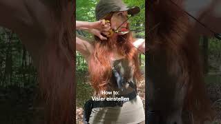 How to Visier einstellen am Compound  mehr im Channel youtubeshorts archery [upl. by Hsirt]