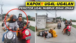 KAPOK BIKIN CEL4KA‼️ Pemotor Ug4l Nūbruk EmakEmak  Bikin Resah Preman Berkendok Pak Ogah [upl. by Sivraj]