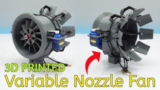 Variable Nozzle Electric Ducted Fan kaise kam karta hai  2500 kv motor [upl. by Mchenry186]