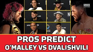 UFC 306 Pros Predict Sean OMalley vs Merab Dvalishvili  MMA Fighting [upl. by Saimon201]