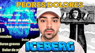 ICEBERG DE LOS PEORES DOLORES 💀🧊 [upl. by Adnorehs]