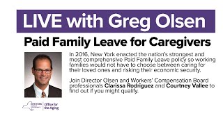 Live with Greg  Paid Family Leave for Caregivers [upl. by Jeramie842]