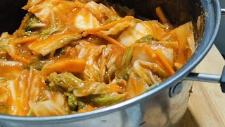 How to make Kimchi at home Tara gawa tayo bago magduty 🤗😋 Easykimchi wfh cravings tutorial [upl. by Ecienahs]