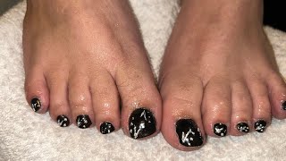 Practice acrylic toes with me nailloveeeee nailart naildesign acrylictoes [upl. by Shauna]