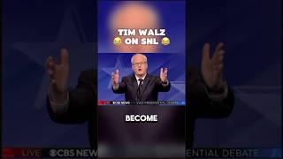 Tim Walz debate on SNL timwalz kamalaharris viralvideo trending fyp donaldtrump trump usa [upl. by Nailij]