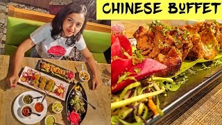 Thane food vlog  Unlimited Chinese food Indian food Buffet  Anagha Mirgal [upl. by Anirbas]