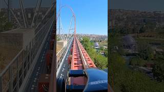 MASSIVE Launch Roller Coaster in TURKEY 🕌 fyp rollercoaster [upl. by Mirielle624]