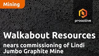 Walkabout Resources nears commissioning of Lindi Jumbo Graphite Mine [upl. by Aihsercal]