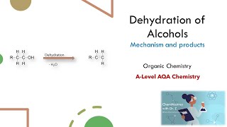 Dehydration of Alcohols A Level AQA Chemistry [upl. by Anilatak]