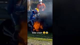 Superbikes catch fire 🥶🤯 viralvideo trending bikelife trendingshorts edit biker fire crash [upl. by Meisel]