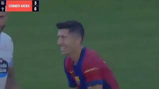 FC Barcelona vs Valladolid 70 Game Highlights 2425 [upl. by Nosnar]