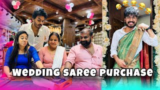 WEDDING SAREE SHOPPING 🛍️  KOCHU SAREE TRIAL [upl. by Yenitirb]