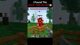 I Found JACK THE KILLER😱🔪😰minecraft scary creepypasta shorts [upl. by Jary831]