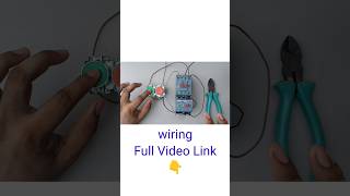 electrical control wiring  dol starter practical ytshorts electrical controlwiring [upl. by Therine]