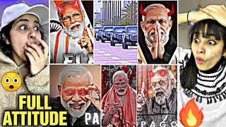 Pakistani Reaction On Indian PM Narendra Modi Full Attitude Videos😈🔥 Indian PM Modi Angry Moments😠 [upl. by Cirenoj]