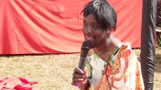 Comedian Amooti Omubaranguzi entertains the crowd at a kwanjula [upl. by Kerwon]