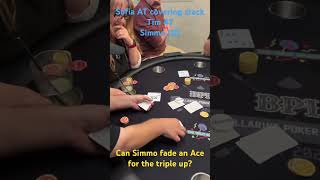 Simmo is 70 to get a full triple up Is it his night poker bellarinepokerleague [upl. by Aylatan]