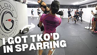 I got TKO’d in Sparring helping fighter prepare for his fight [upl. by Kress]