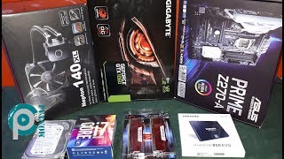 i7 7700K amp PRIME Z270 A amp GTX 1060 PC BUILD [upl. by Helyn]