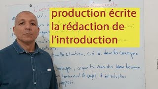 lintroduction de production écrite [upl. by Oab290]